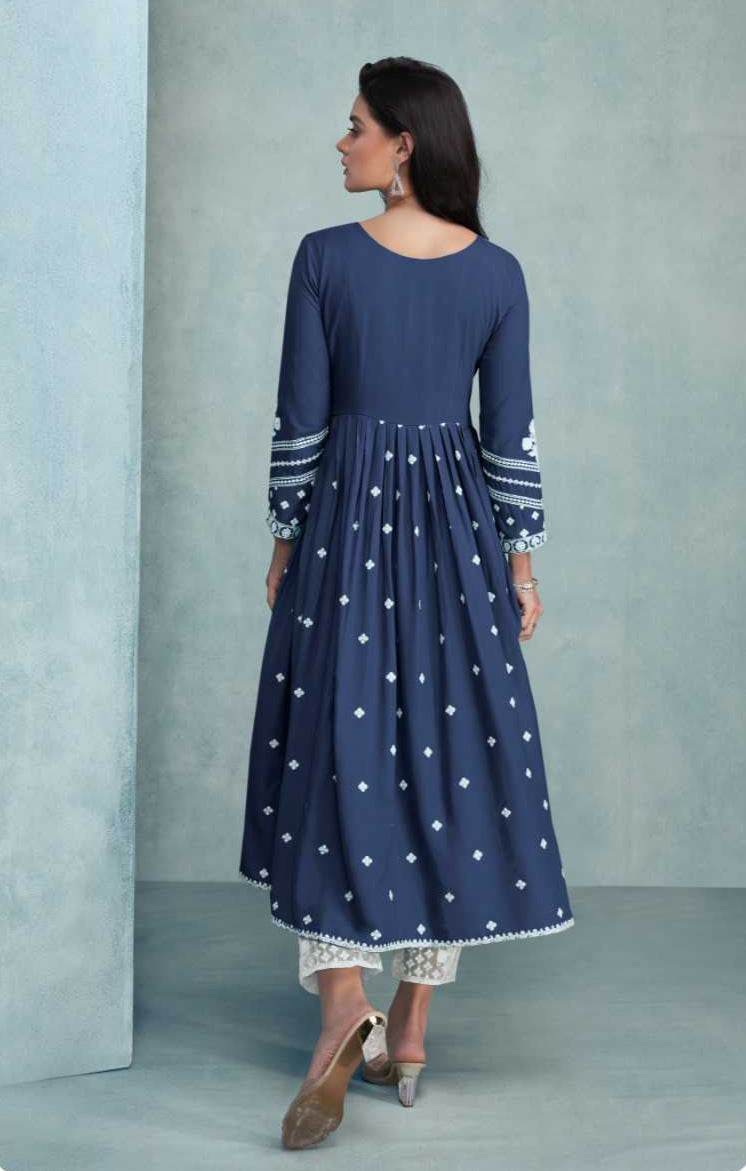 Viscose Rayon Palazzo Party wear suit - MYLUXURY LANE ENTERPRISE